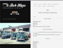 Tablet Screenshot of haysvwrepair.com